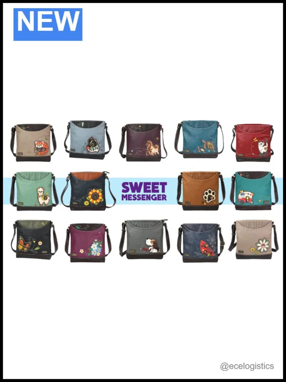 Faux Leather Messenger Bag with Adjustable Strap, Fits iPad